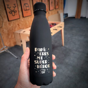 Botella Bidón Agua negro padre