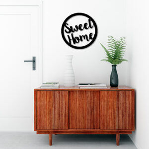 Deco pared Sweet Home negro