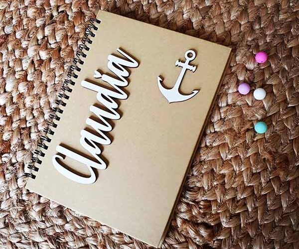 Libreta Personalizada para eventos en Blanco sin lápiz