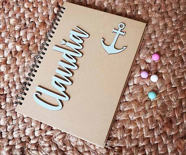 Libreta Personalizada para eventos en Mint sin lápiz