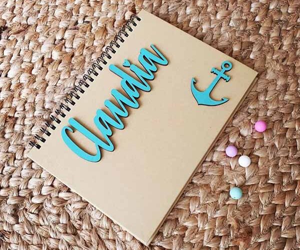 Libreta Personalizada para eventos en Verde sin lápiz